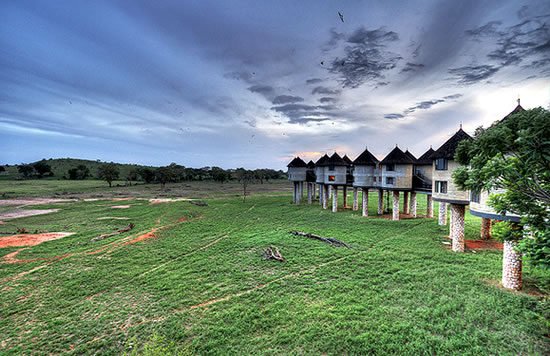 Salt Lick Lodge at Sunset